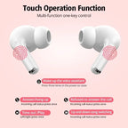 Original Pro10 TWS Wireless Bluetooth 5.3 Headphones with ANC, 24H Battery, ENC Mic