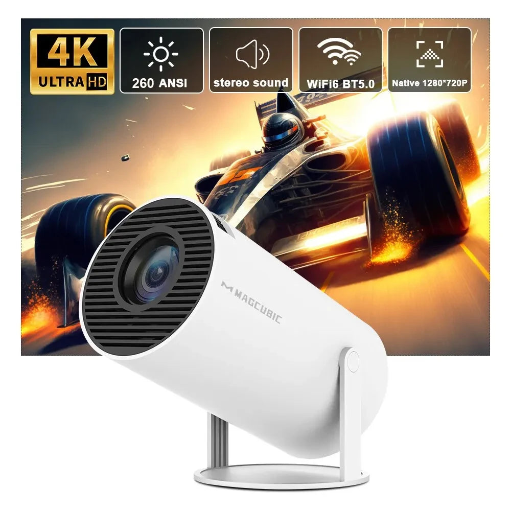 Proiector Magcubic HY300 PRO 4K Android 11 | WiFi dual6 | 260ANSI | BT5.0 | Home Cinema 1080P 