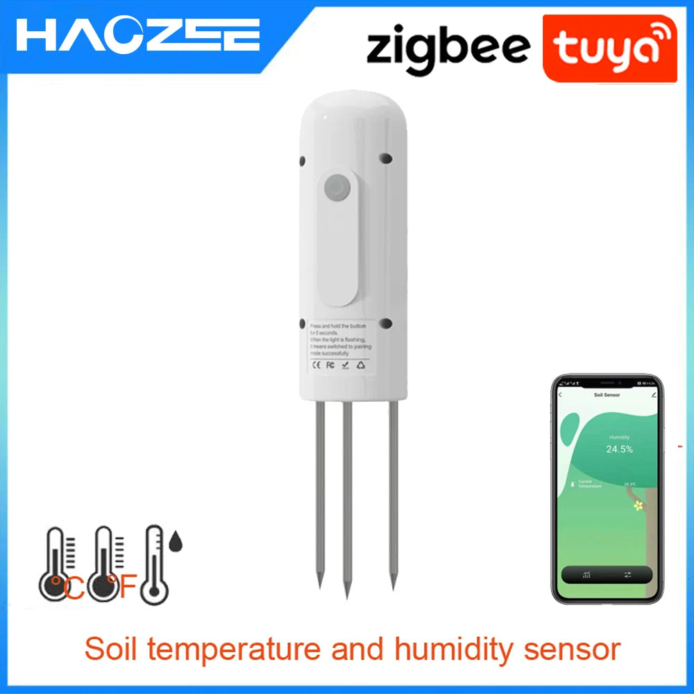 Zigbee Soil Temperature and Humidity Tester