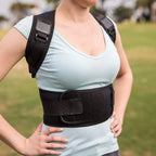 Magnetic Therapy Shoulder Posture Corrector - Scoliosis Spine Lumbar Brace for Pain Relief, Back Support for Men & Women