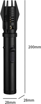 Turbo Blowtorch Lighter - Windproof Jet Flame Gas Lighter for Cooking, Cigars, Welding & Jewelry, Adjustable Blue Flame (Metal Body, Butane Fuel)