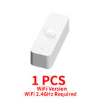 Tuya WiFi Temperature & Humidity Sensor | Smart Backlight Hygrometer | Works with Alexa & Google Assistant