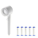 3-Speed Adjustable Shower Head with Filter - Portable Bathroom Showerhead with Massage Function, ABS Plastic, Includes Hose & Bracket