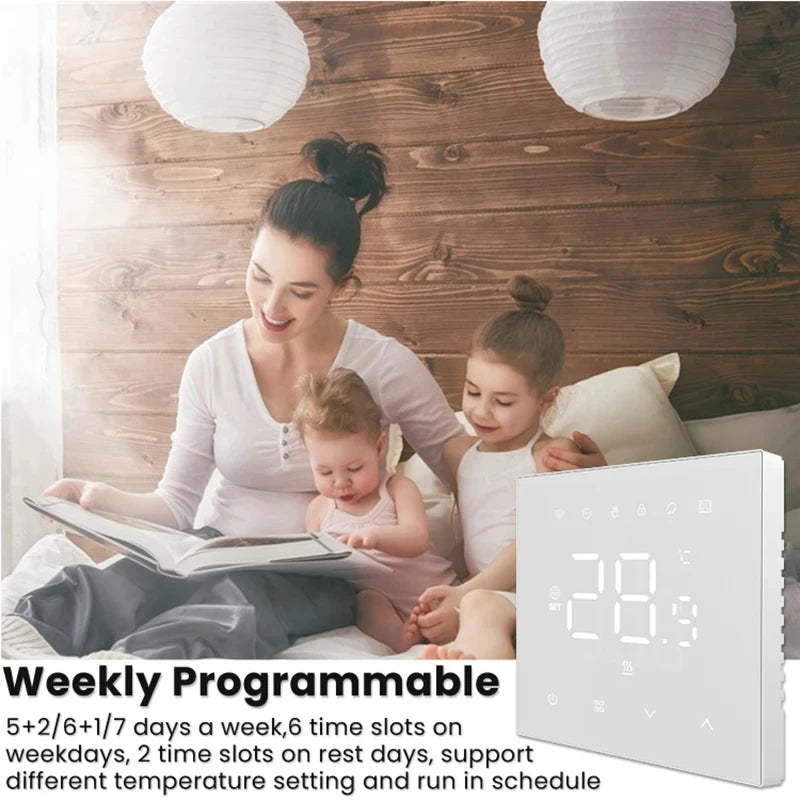Tuya WiFi Smart Thermostat | Electric & Gas Boiler Temperature Control