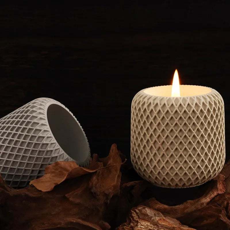 Formă din silicon lumânări - Design neregulat pentru artizanat cu gips, ciment și rășină
