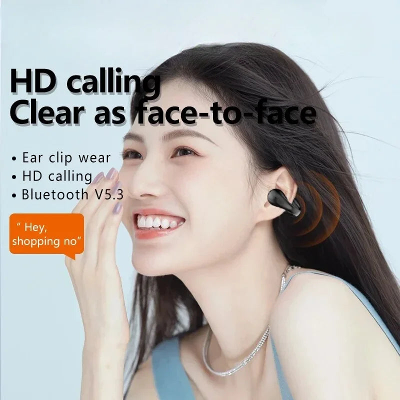 S22 Earclip Wireless Bluetooth Headset | Mini, Lightweight & HD Sound Universal Headset