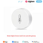 Tuya ZigBee Mini senzor de temperatură umiditate Monitor de la distanță pentru casă inteligentă