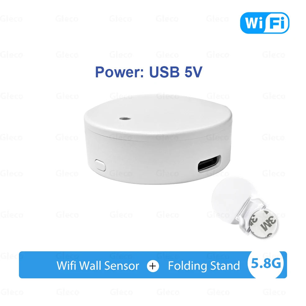 Smart Life ZigBee WiFi Human Motion Sensor, Luminance/Distance Detection Tuya Smart Home Automation
