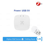 Smart Life ZigBee WiFi Senzor de mișcare umană, detecție luminanță/distanță Tuya Smart Home Automation