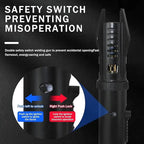Turbo Blowtorch Lighter - Windproof Jet Flame Gas Lighter for Cooking, Cigars, Welding & Jewelry, Adjustable Blue Flame (Metal Body, Butane Fuel)