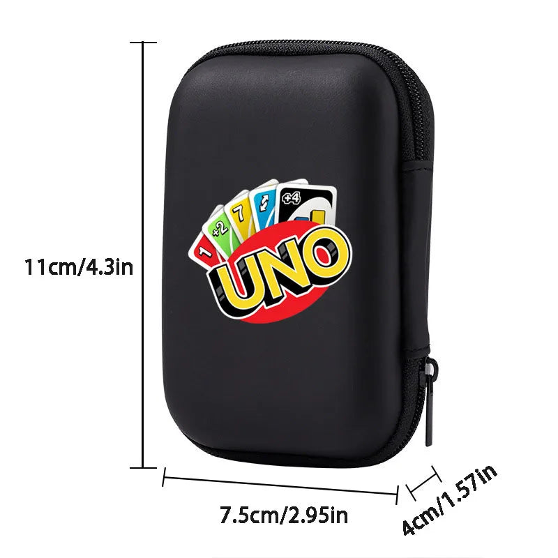 UNO Travel Zipper Case - Portable Card Holder for UNO Board Game, Perfect for Kids and Travel