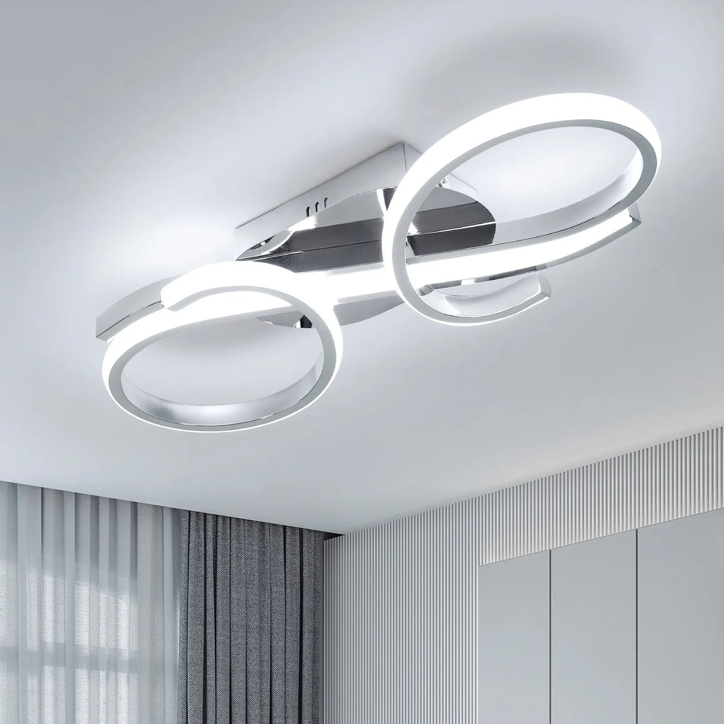 Plafonieră LED de 36W cu design geometric