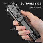 LED Flashlight USB Rechargeable Zoomable 3 Lighting Modes