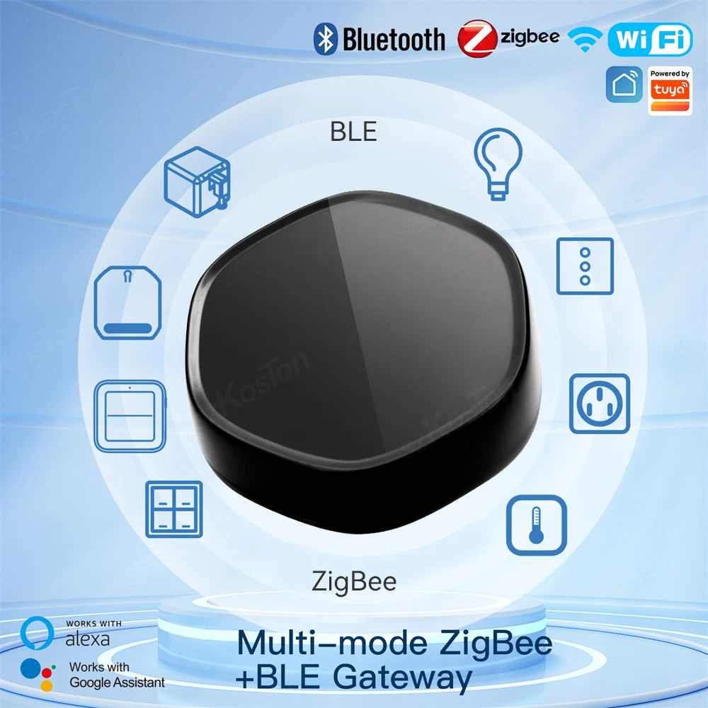 Tuya Smart Life Zigbee 3.0 Multi-Mode Gateway Hub | BLE Mesh | WiFi | IR | Voice Control