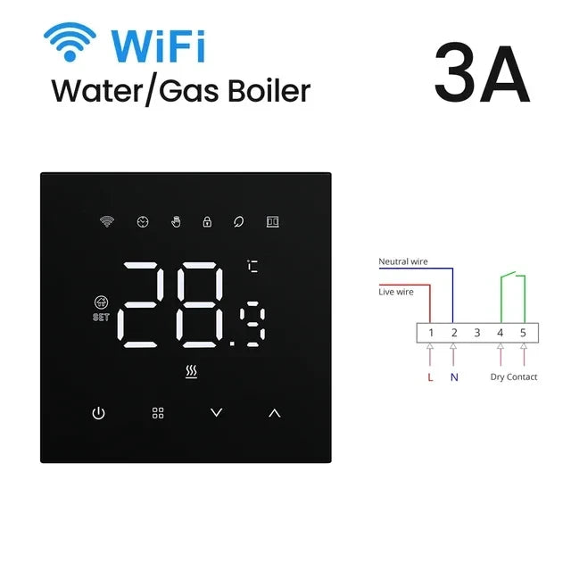 Tuya WiFi Smart Thermostat | Electric & Gas Boiler Temperature Control