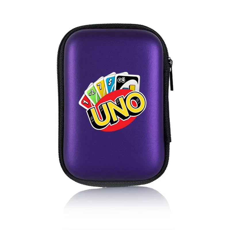 UNO Travel Zipper Case - Portable Card Holder for UNO Board Game, Perfect for Kids and Travel