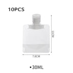 Pungi Reutilizabile pentru Loțiune, 3 Dimensiuni, 30–100ml, Pentru Călătorii