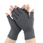 Fingerless Compression Gloves - Relieve Hand Discomfort, Unisex Cotton & Spandex Gloves for Support and Comfort