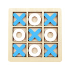Joc X și 0 din Lemn – Puzzle Educațional pentru Copii și Distracție în Familie - Tic Tac Toe