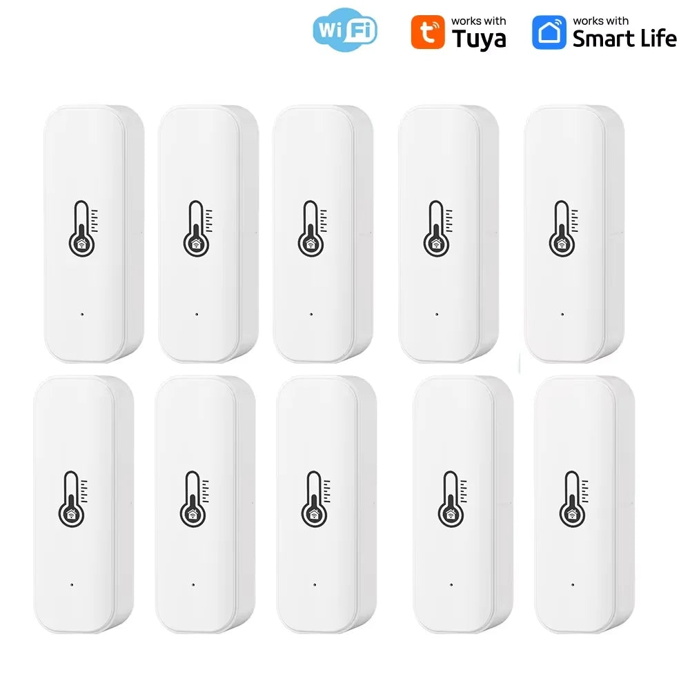 Tuya WiFi Temperature & Humidity Sensor Smart Life Remote Monitor,  Alexa & Google Assistant