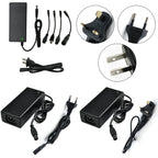 42V 2A Electric Scooter Charger - Smart Lithium Battery Adapter for Xiaomi, Mijia, Ninebot (36V, 25.2V, 25.9V, 25.6V, 24V) with 5 Connectors