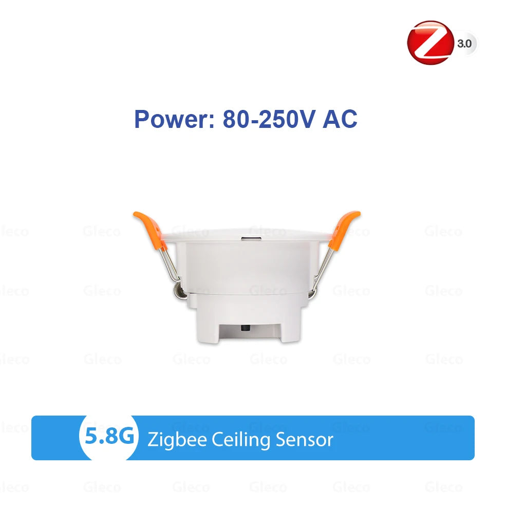 Smart Life ZigBee WiFi Human Motion Sensor, Luminance/Distance Detection Tuya Smart Home Automation