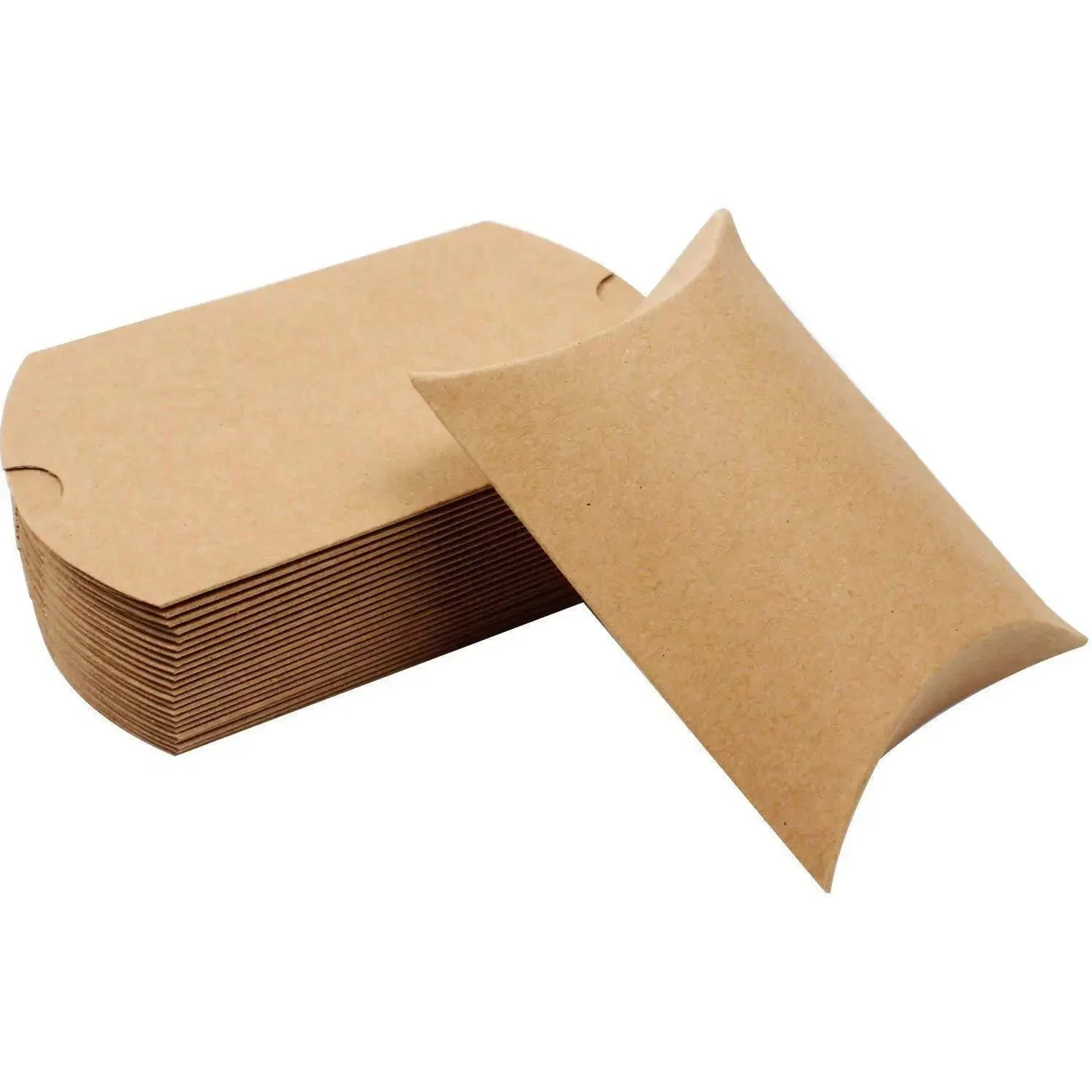 50 de cutii tip pernă din kraft