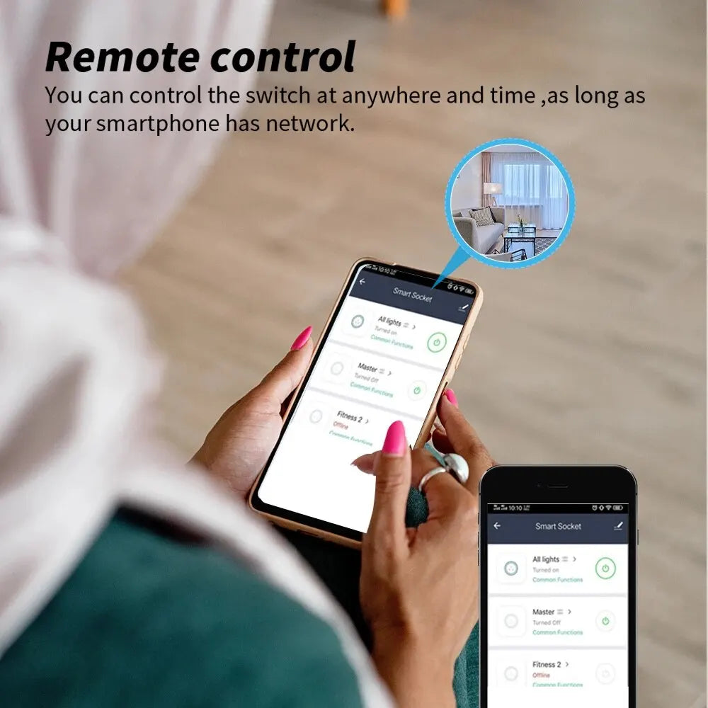 Tuya WiFi Smart Plug EU | 20A Power Monitor | Alexa & Google Home