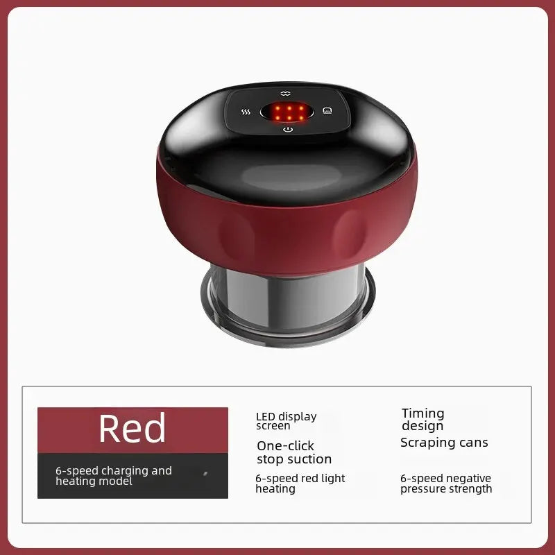 Smart Electric Cupping Massager – Heating & Vacuum Therapy Device