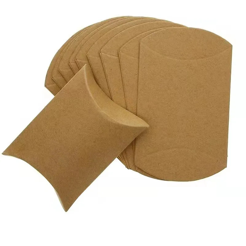 50 de cutii tip pernă din kraft