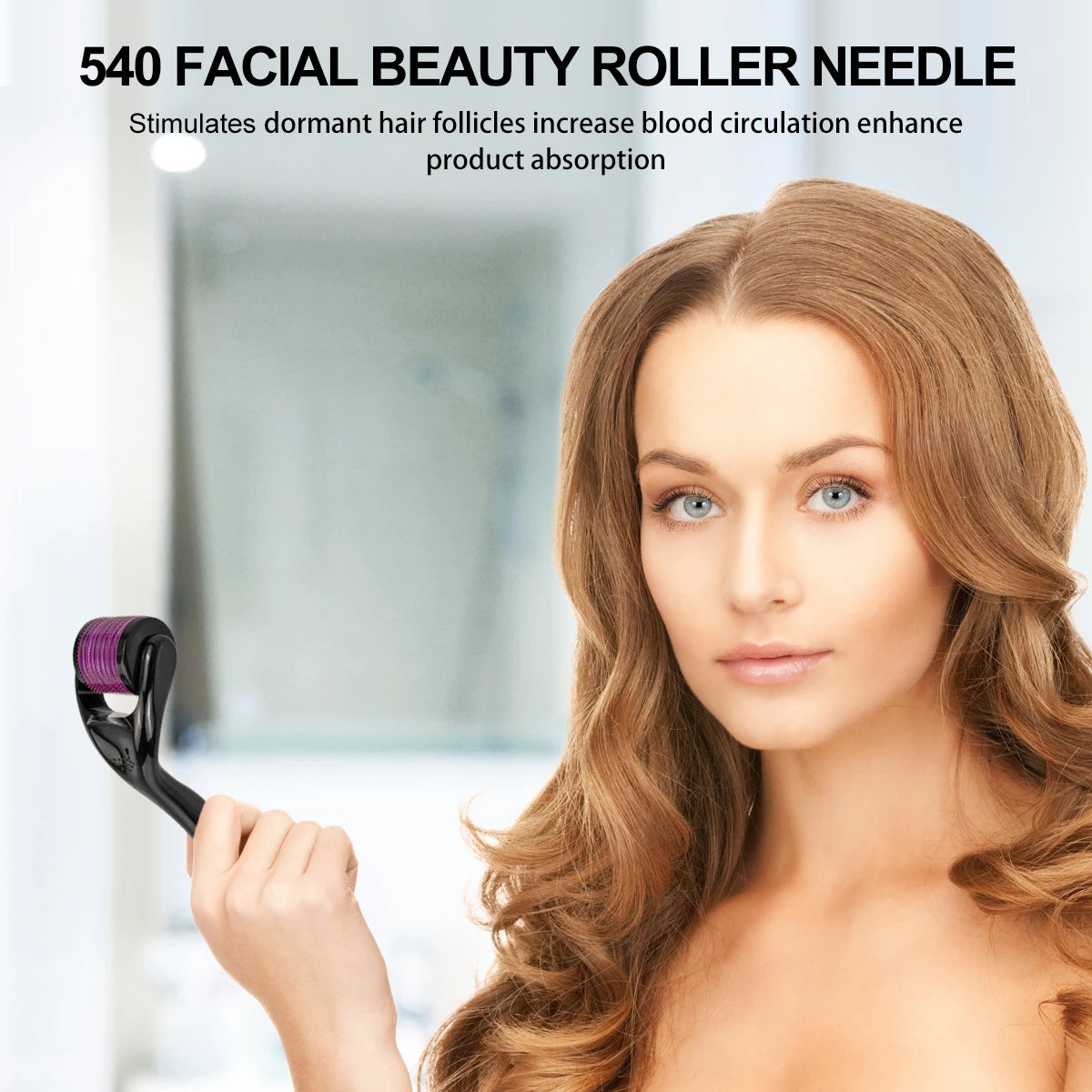 Rolă Derma profesională 540 pentru creșterea părului și îngrijirea pielii