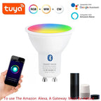 Bec LED RGB inteligent GU10 | 9W | WiFi și Bluetooth | Tuya Smart Life