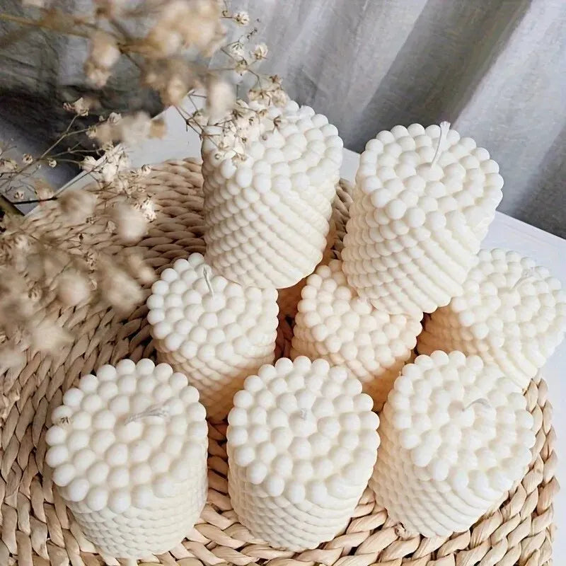 Matriță Silicon 3D cu Spirale - Formă Neregulată pentru Lumânări Aromate, Artă din Clay, Ceară și Turnare Rășină