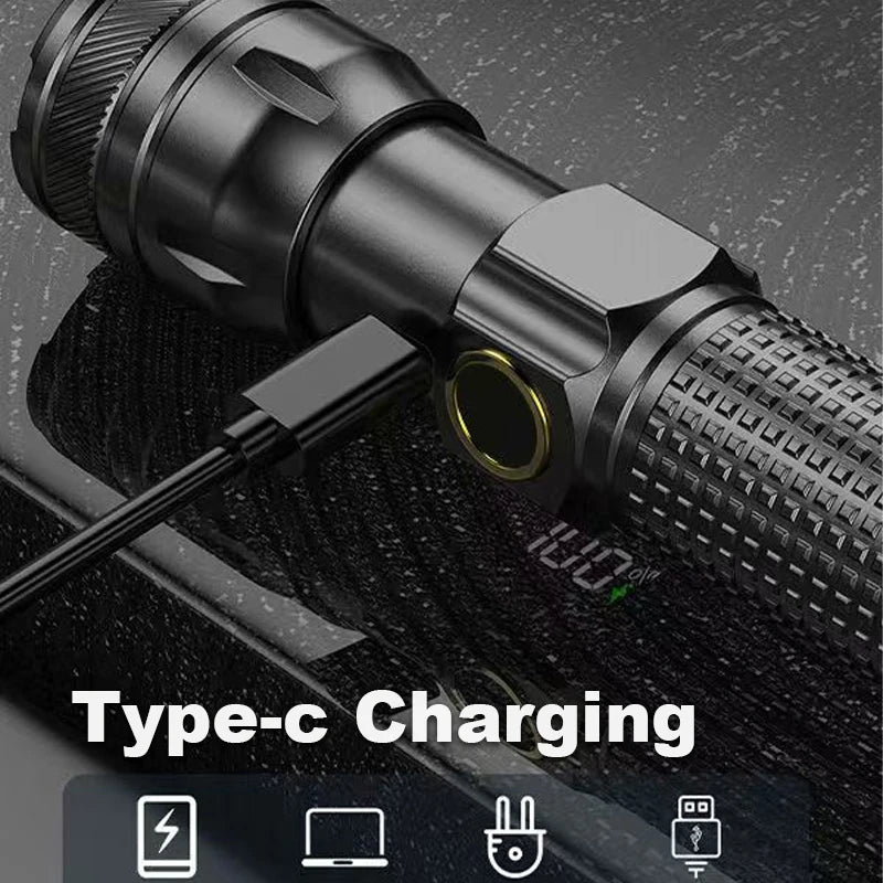Alloy Rechargeable LED Flashlight