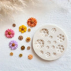 Flower Silicone Mold - Bouquet Polymer Clay Mold for DIY Earrings, Pendants, and Resin Crafts