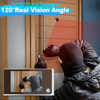 Doorbell Viewer 3.5 Inch Digital Camera 120° LCD 2 MP HD