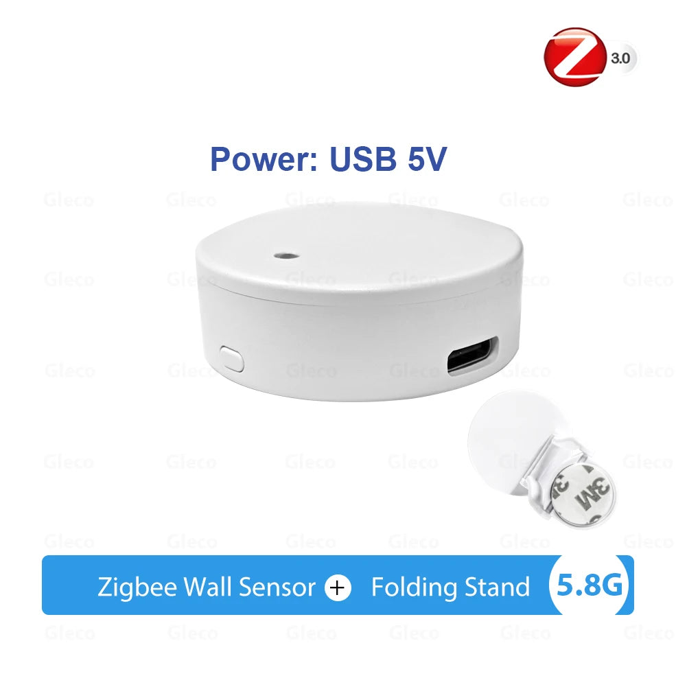 Smart Life ZigBee WiFi Human Motion Sensor, Luminance/Distance Detection Tuya Smart Home Automation