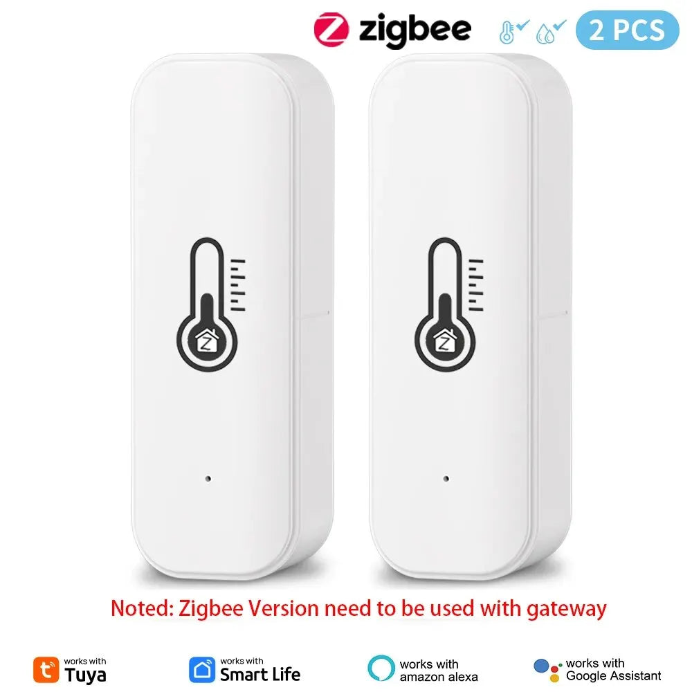 Tuya ZigBee/WiFi Temperature & Humidity Sensor, Home Thermometer