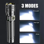 Alloy Rechargeable LED Flashlight
