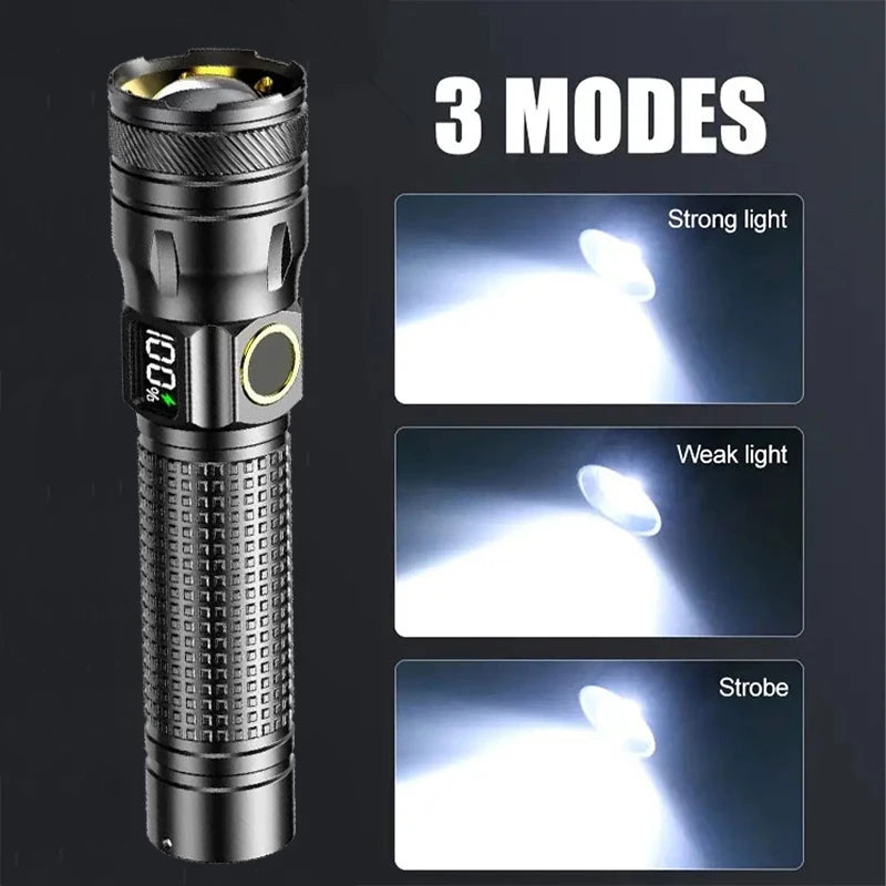 Alloy Rechargeable LED Flashlight