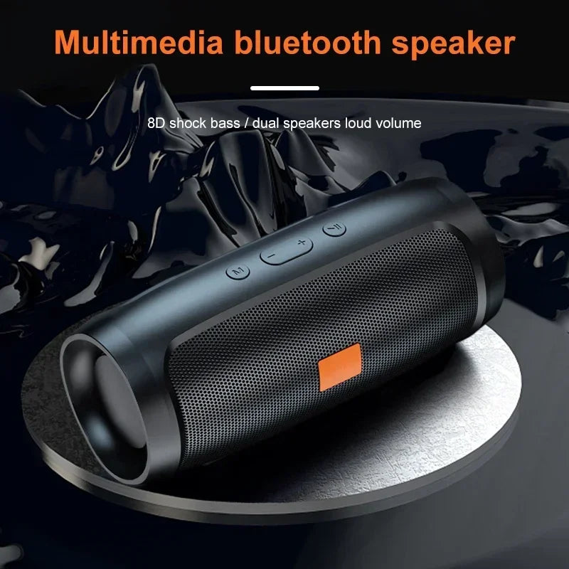 Bluetooth Speaker Dual Stereo Outdoor Portable Subwoofer FM Radio | Wireless 5.0