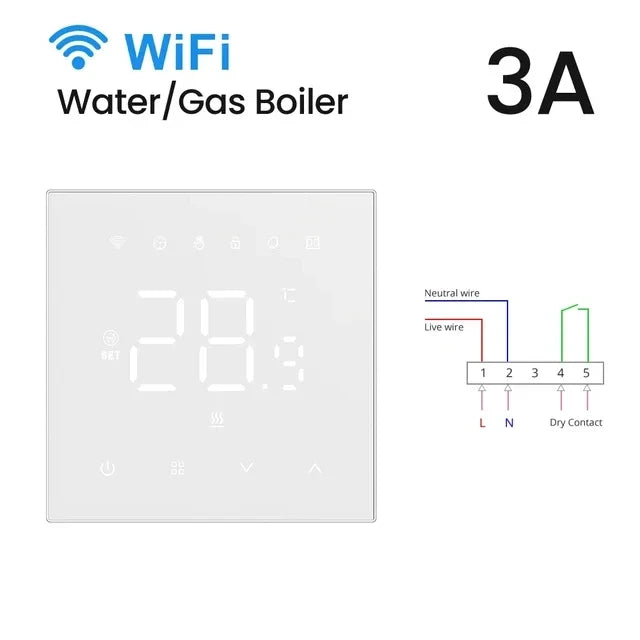 Tuya WiFi Smart Thermostat | Electric & Gas Boiler Temperature Control