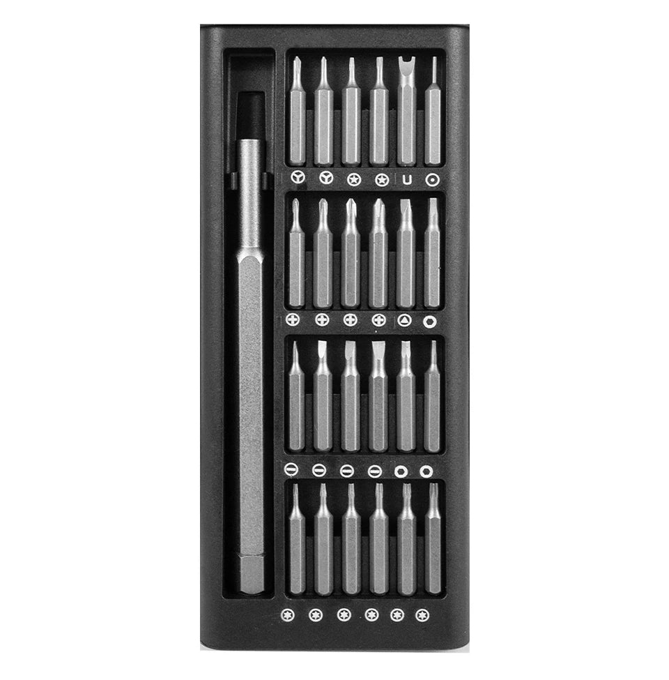 Set 25-in-1 Șurubelnițe de Precizie Magnetice, Kit Compact pentru electronice