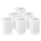 6Pcs 100ml Silicone Measuring Cups - Nonstick Resin Mixing Tools for DIY Crafts and Jewelry Making