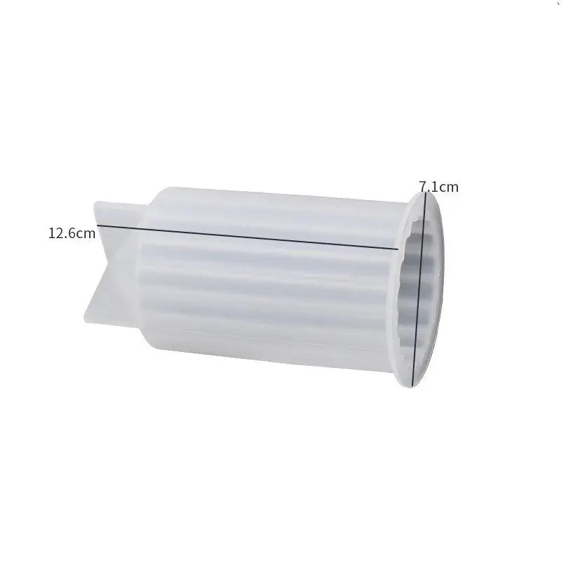 Matriță Silicon 3D cu Spirale - Formă Neregulată pentru Lumânări Aromate, Artă din Clay, Ceară și Turnare Rășină