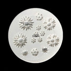 Flower Silicone Mold - Bouquet Polymer Clay Mold for DIY Earrings, Pendants, and Resin Crafts