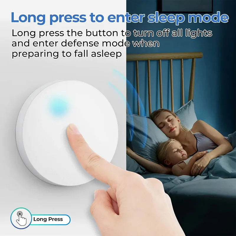 Tuya ZigBee Smart Scene Switch – Battery-Powered Intelligent Linkage for Smart Home Automation