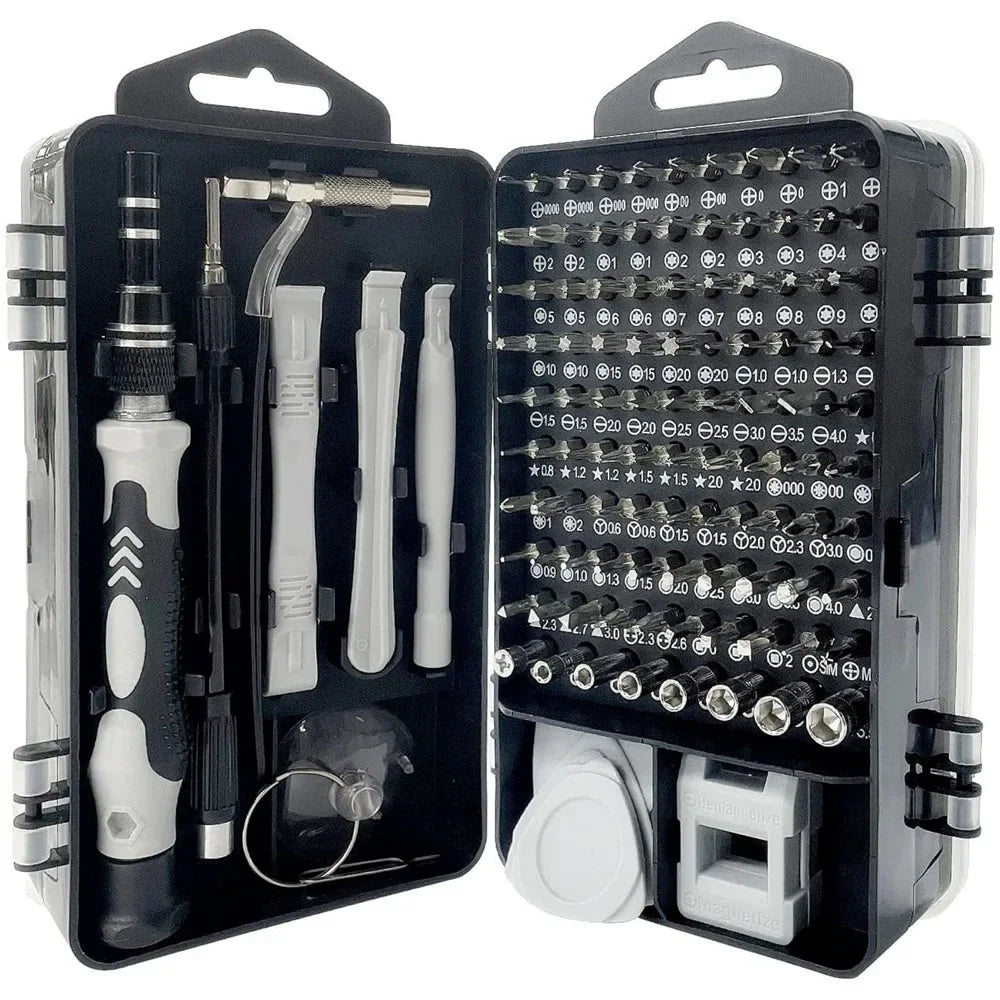 Set de Șurubelnițe de Precizie 115 în 1 pentru laptop, telefon mobil