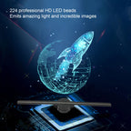 16.5" 3D Hologram Fan Projector | 2000x224 Resolution | WiFi | 224 LED Beads | Business Advertising