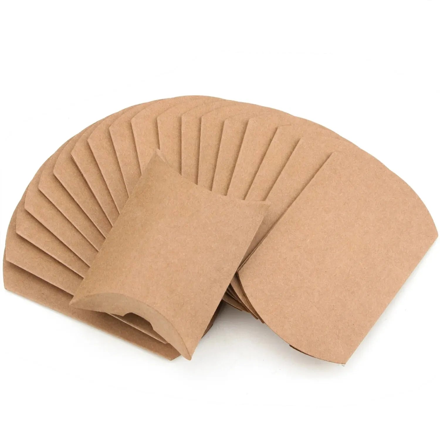 50 de cutii tip pernă din kraft